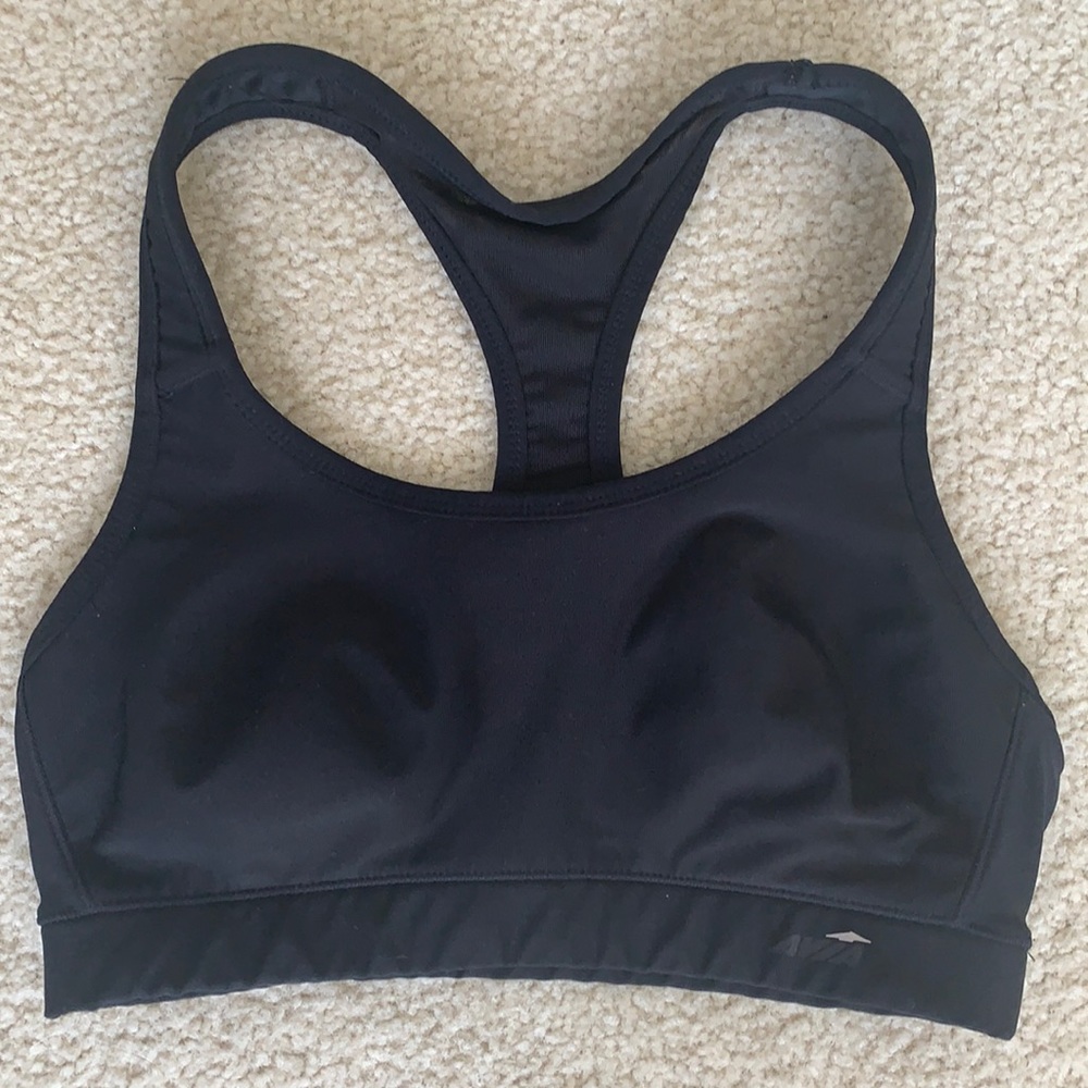 Avia black sports bra size medium